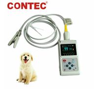 Pets VET SPO2 PR heart rate Monitor Veterinary Pulse Oximeter +Tongue/ Ear Probe