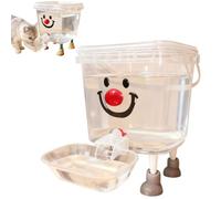 Pets Water Dispenser with Large Capacity, Dog and Cat Water Feeder, 3 Liter Automatic Dog Water Dispenser, No Spilling Gravity Water Bowl for Dogs, Water Fountain for Small Medium Cats Dogs