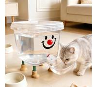 Pets Water Dispenser with Large Capacity for Small Large Cats ＆ Dogs, No Spilling Gravity Water Bowl Auto Fill Waterer Dish Self Watering Pet Water Fountain Feeder