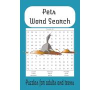 Pets Word Search Puzzle Book: Fun and Easy-to-Read Puzzles about Pet Grooming, Training, and Adoption