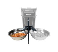 PetSafe 2-Pet Meal Splitter with Bowl, Feeds 2 Pets at the Same Time, Compatible with Smart Feed & Healthy Pet Simply Feed, Includes Privacy Panel