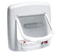 PetSafe Magnetic 4-Way Cat Flap Deluxe 400 White Cat Door Pet Flap Pet Door