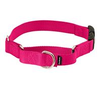 PetSafe Adjustable Martingale Collar - Improves Leash Manners - Escape Prevention - Gentle Behavior Training - Durable Nylon - Alternative to Choke Collar - Petite 3/8" - Raspberry Pink