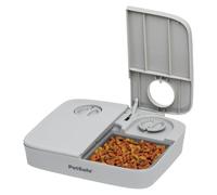 PetSafe 2 Meal Automatic Feeder, Built-in Timers, BPA Free Food Bowl, Suitable for Dry Food,Grey