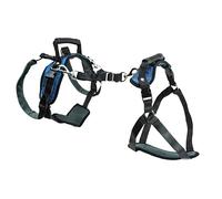 PetSafe CareLift Support Harness - Full-Body Lifting Aid with Handle - Great for Pet Mobility and Older Dogs - Comfortable, Breathable Material, Easy to Adjust, Black-Blue Large