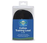 PetSafe Cotton Dog Training Lead - Great for Small, Medium and Large Breeds - 30 ft, 5/8" x 30', Black