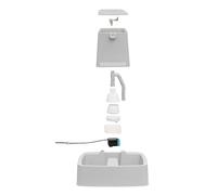 PetSafe Drinkwell Pet Fountain, Best for Medium Size Dogs Households, Easy-to-Clean Design, Filter Included, Grey, 3.7 L