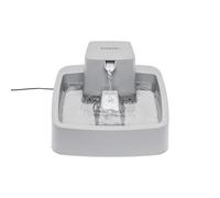 PetSafe Drinkwell Pet Fountain, Best for Medium Size Dogs Households, Easy-to-Clean Design, Filter Included, Grey, 3.7 L