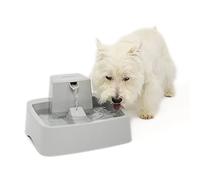 PetSafe Drinkwell Pet Fountain, Best for Medium Size Dogs Households, Easy-to-Clean Design, Filter Included, Grey, 3.7 L