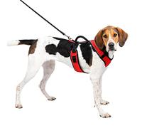 PetSafe EasySport Dog Harness - Adjustable, Padded Dog Harness with Control Handle and Reflective Piping - Large, Red