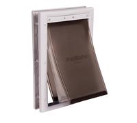 PetSafe Extreme Weather Dog Door for Exterior Doors - Energy Efficient Door for Cats and Dogs - Insulated Flap System - for Medium Dogs - Plastic Fram