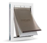 PetSafe Extreme Weather Energy Efficient Aluminium Pet Door for Cats and Dogs ? Insulated Flap System ? Large