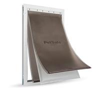 PetSafe Extreme Weather Energy Efficient Aluminium Pet Door for Cats and Dogs, Insulated Flap System, Extra Large (XL)