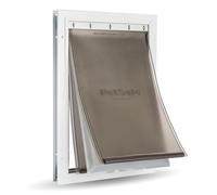 PetSafe Extreme Weather Energy Efficient Aluminium Pet Door for Cats and Dogs, Insulated Flap System, Medium (M)