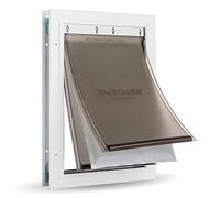 PetSafe Extreme Weather Energy Efficient Aluminium Pet Door for Cats and Dogs - Insulated Flap System - Large