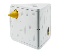 PetSafe Cheese Automatic Cat Toy - Interactive Peek-a-Boo Play - Engaging Mouse Popping Action - Automatic Timer with Random Sessions - Durable Design - Battery Operated - Indoor Cat Entertainment