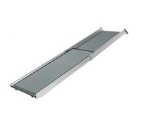PetSafe Happy Ride Telescoping Dog Ramp - Portable Lightweight Pet Ramp - Ideal for Cars, Trucks and 4X4s, Durable Aluminium Frame Supports Up to 180 kg, Side Rails and High-traction Surface Design