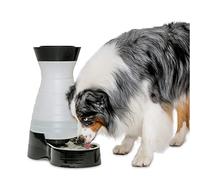 PetSafe Healthy Pet Water Station- Large, 320 oz Capacity- Gravity Cat & Dog Waterer- Removable Stainless Steel Bowl Resists Corrosion & Stands Up to Frequent Use- Easy to Fill- Filter Compatible