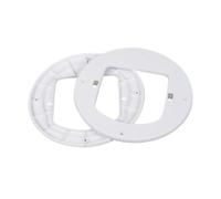 PetSafe Installation Adaptor for Microchip & Manual-Locking Cat Flap, White | Versatile, Energy Efficient, Easy Installation
