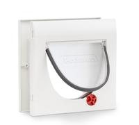 PetSafe Manual 4 Way Locking Classic Cat Flap, White