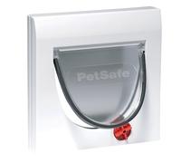 PetSafe Manual 4 Way Locking Classic Cat Flap, White | Flexible Access, Durable Design