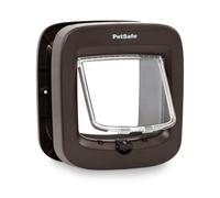 PetSafe, Microchip Activated Cat Flap, Exclusive Entry, Easy Install, 4 Way Manual Locking, Energy Efficient, Draught Excluder, Convenient - White