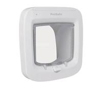 PetSafe, Microchip Activated Cat Flap, Exclusive Entry, Easy Install, 4 Way Manual Locking, Energy Efficient, Draught Excluder, Convenient - White