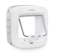 Petsafe Microchip Cat Flap - White 4-Way Lock Easy Program Cat Door Ppa19-16145
