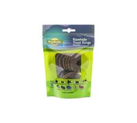 PetSafe Natural Rawhide Treat Ring Refills for Busy Buddy Dog Toys Size B fits Small/Medium and Medium Toys 16 Rings