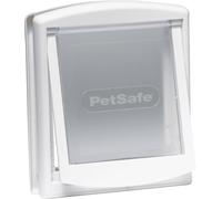 PetSafe Original 2-Way Pet Door - Manual Lock, Large, White, Durable Frame