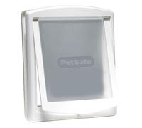 PetSafe Original 2 Way Pet Door, Small, White | Manual Lock, Durable Frame