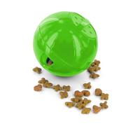 PetSafe Pet Supplies SlimCat Food-Dispensing Cat Toy Green, Treat Toy, Interactive Food Dispenser, Activity Snack Ball for Cats of All Ages, Green, Medium