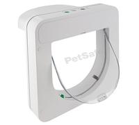 PetSafe Petporte Smart Flap Microchip Cat Door, Battery Operated or Main Power Supply, Easy Install, Customised Timer Feature, For Cats Up To 7kg