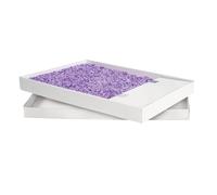 PetSafe ScoopFree Crystal Litter Tray Refills - Lavender Scent - Disposable Tray - Includes Leak Protection & Low Tracking Litter - Absorbs odours on Contact, 1 tray
