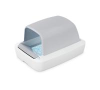 PetSafe ScoopFree Crystal Pro Hooded Self-Cleaning Cat Litter Box System - Advanced Odour Control - Includes 1 Disposable Crystal Litter Tray - Up to 30 Days of Hands-Free Cleaning