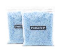 PetSafe ScoopFree Premium Non-Clumping Crystal Cat Litter - Odour Control, Low-Tracking, Dust-Free - Premium Blue, 2-Pack