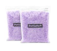 PetSafe ScoopFree Premium Lavender Crystal Litter, 2-Pack - Lightly Scented Litter - Superior Odour Control - Low Tracking for Less Mess - Lasts Up to 1 Month, 4 kg total (2 Pack of 2 kg bags)