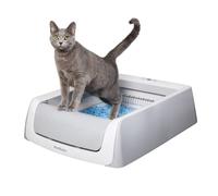 PetSafe ScoopFree Self Cleaning Cat Litter Tray Automatic system with disposable tray and crystal litter, Hygienic, Highly Absorbent and Dustproof Litter, 2nd Generation,White