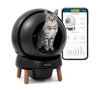 PetSafe ScoopFree SmartSpin Self-Cleaning Litter Box - Advanced Odour Control - App Controlled with Health Monitoring - Works with Any Litter - Up to 2 Weeks of Hands-Free Cleaning