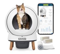 PetSafe ScoopFree SmartSpin Self-Cleaning Litter Box - Advanced Odour Control & Health Monitoring - App Controlled - Compatible with Any Litter