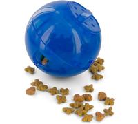 PetSafe SlimCat Food-Dispensing Cat Toy Blue, Treat Toy, Interactive Food Dispe