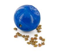 PetSafe SlimCat Food-Dispensing Cat Toy Blue, Treat Toy, Interactive Food Dispenser, Activity Snack Ball for Cats of All Ages