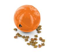 PetSafe SlimCat Interactive Feeder - Combines Play with Mealtime - Adjustable Portions - BPA-Free Plastic - Slow Feeder for Digestion - Lightweight, Dishwasher-Safe Toy - Orange
