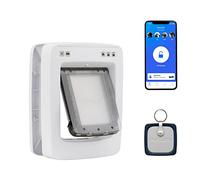 PetSafe SmartDoor Connected Pet Door, Dog and Cat, Selective Entry and Exit, App Enabled Door, Smart Device, Smartphone Controlled, Customise Schedule, Multiple Pet Homes - Medium