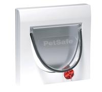 PetSafe Manual 4-Way Cat Flap without Tunnel Classic 919 White Pet Cat Door