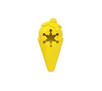 PetSafe Treat Holding Toy, Ice Cream - Fill and Freeze Treat Holding Chew Toy - BPA-free Rubber - French Vanilla Scented - Interactive Pet Puzzle for Boredom or Separation Anxiety