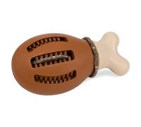 PetSafe Treat Ring Holding Chew Toy, Chicken - BPA-free Rubber - Chicken Scented - Interactive Pet Puzzle for Boredom or Separation Anxiety - Small to Large Dogs