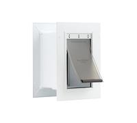 PetSafe Wall Entry Pet Door with Telescoping Tunnel - Easy Installation & Energy Efficient - For Cats and Dogs, Small