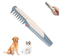 Petsboro Mataway E Comb, Lifweb MatAway E Comb For Dogs With Razor, Pet Grooming Brush Hair Remove, Pet Hair Knot Remover, 2-In-1 Trimming & Grooming, for All Breeds, Dogs & Cats (1Pc)