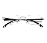 PETSBURG 2026 New Self Adjusting Glasses For Women, Intelligent Dual Focus Glasses, Self Adjusting Glasse Auto Focus, Fashion Semi Rimless Glasses for Office (400)